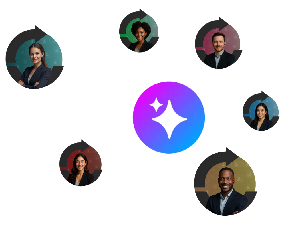 All AI Agents shown in a network